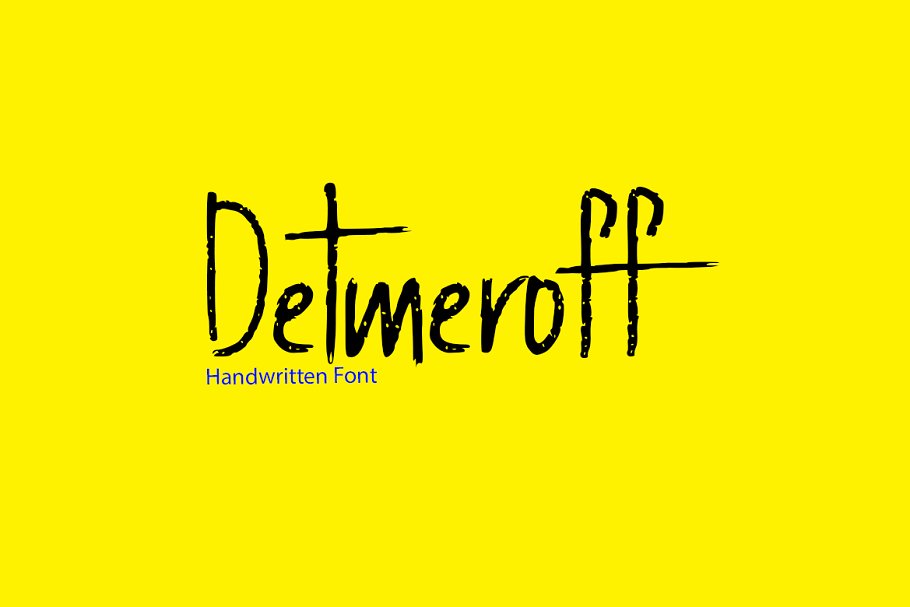 Detmeroff Font